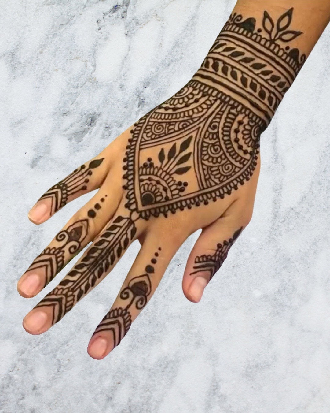 Henna Lavender Bottles - Premade Paste - 8 Piece or 16 Piece Tips
