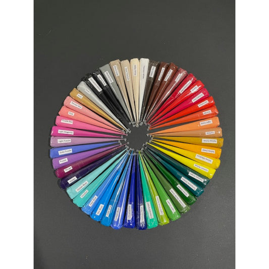 Acrylic Paint Cones | Henna Paint Cones | Dot Art | Mandala Art | Thick Paint | Single Cones or Set of 48