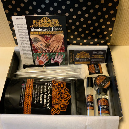 Ultimate DIY Henna Kit (Makes up to 20 Cones) 100 Grams Henna Powder With Cello Cones/Sheets, Aftercare Balm, Sealant, Instructions/Designs