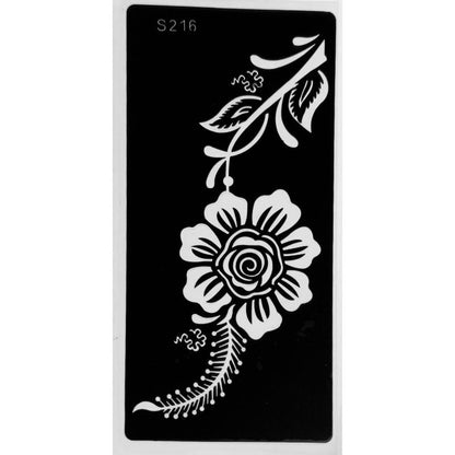 Style C-Stencils for Henna, Jagua, Glitter, Air Brush Temporary Tattoos | Mehndi Stencils