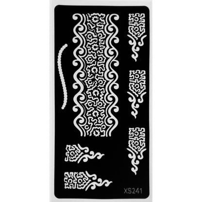 Style C-Stencils for Henna, Jagua, Glitter, Air Brush Temporary Tattoos | Mehndi Stencils