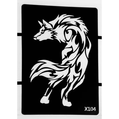 Style G-Stencils for Henna, Jagua, Glitter, Air Brush Temporary Tattoos | Mehndi Stencils