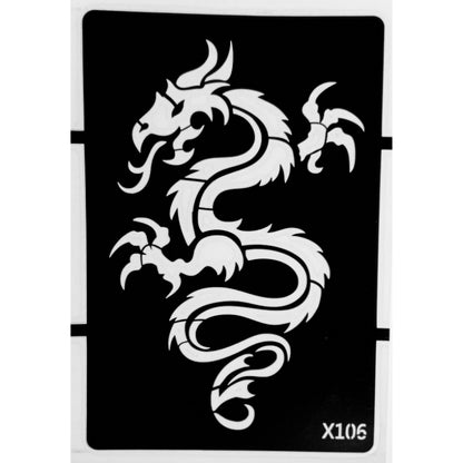 Style G-Stencils for Henna, Jagua, Glitter, Air Brush Temporary Tattoos | Mehndi Stencils