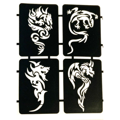 Style G-Stencils for Henna, Jagua, Glitter, Air Brush Temporary Tattoos | Mehndi Stencils