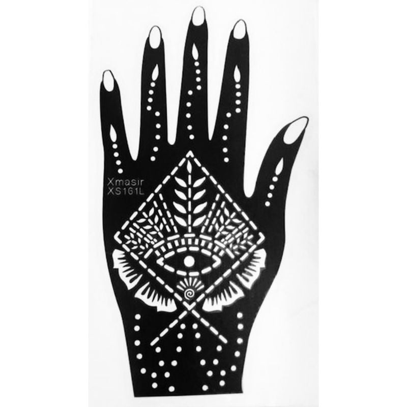 Style D-Stencils for Henna, Jagua, Glitter, Air Brush Temporary Tattoos | Mehndi Stencils