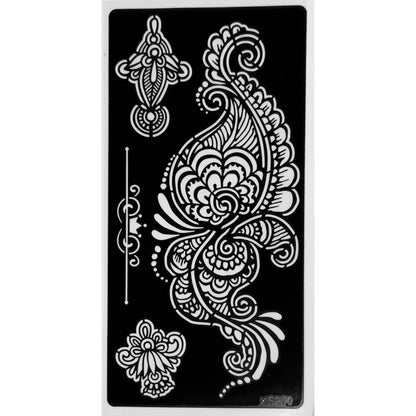 Styles B-Stencils for Henna, Jagua, Glitter, Air Brush Temporary Tattoos | Mehndi Stencils