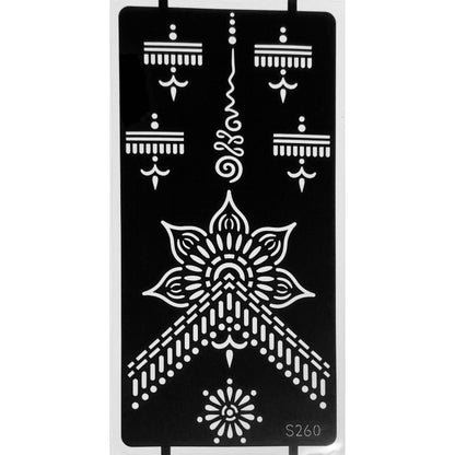Styles B-Stencils for Henna, Jagua, Glitter, Air Brush Temporary Tattoos | Mehndi Stencils