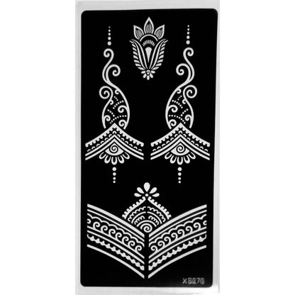 Styles B-Stencils for Henna, Jagua, Glitter, Air Brush Temporary Tattoos | Mehndi Stencils