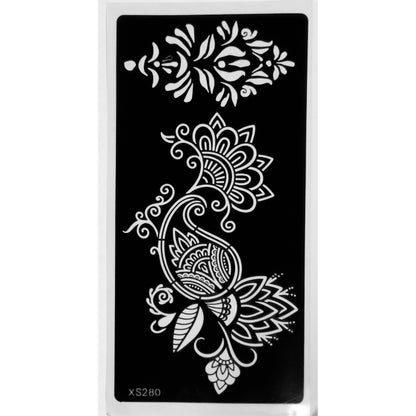 Styles B-Stencils for Henna, Jagua, Glitter, Air Brush Temporary Tattoos | Mehndi Stencils