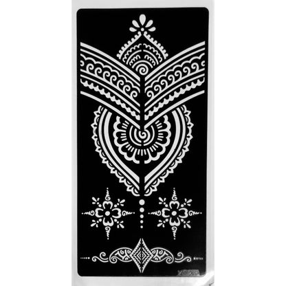 Styles B-Stencils for Henna, Jagua, Glitter, Air Brush Temporary Tattoos | Mehndi Stencils