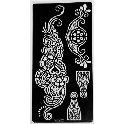 Styles B-Stencils for Henna, Jagua, Glitter, Air Brush Temporary Tattoos | Mehndi Stencils