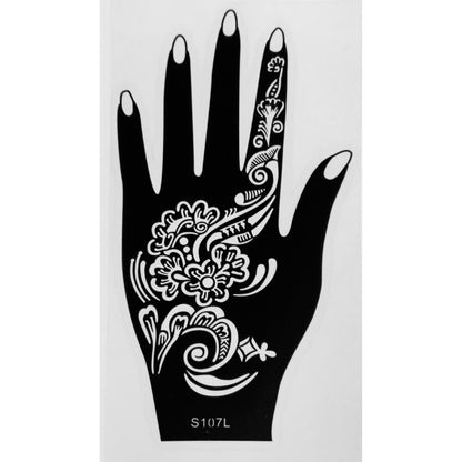 Style E-Stencils for Henna, Jagua, Glitter, Air Brush Temporary Tattoos | Mehndi Stencils