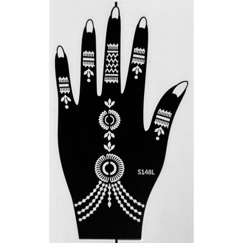 Style E-Stencils for Henna, Jagua, Glitter, Air Brush Temporary Tattoos | Mehndi Stencils