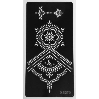 Style A-Stencils for Henna, Jagua, Glitter, Air Brush Temporary Tattoos | Mehndi Stencils