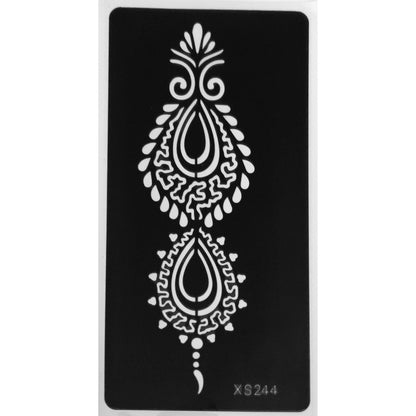 Style A-Stencils for Henna, Jagua, Glitter, Air Brush Temporary Tattoos | Mehndi Stencils