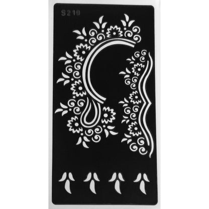 Style A-Stencils for Henna, Jagua, Glitter, Air Brush Temporary Tattoos | Mehndi Stencils