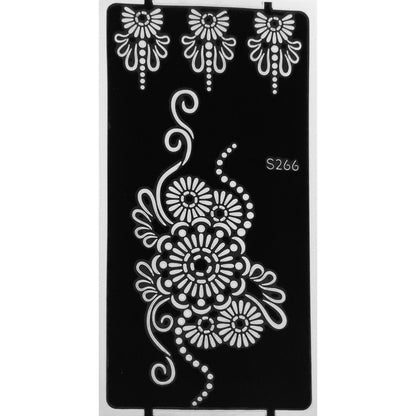 Style A-Stencils for Henna, Jagua, Glitter, Air Brush Temporary Tattoos | Mehndi Stencils