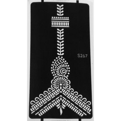 Style A-Stencils for Henna, Jagua, Glitter, Air Brush Temporary Tattoos | Mehndi Stencils
