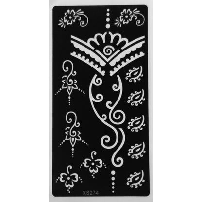 Style A-Stencils for Henna, Jagua, Glitter, Air Brush Temporary Tattoos | Mehndi Stencils
