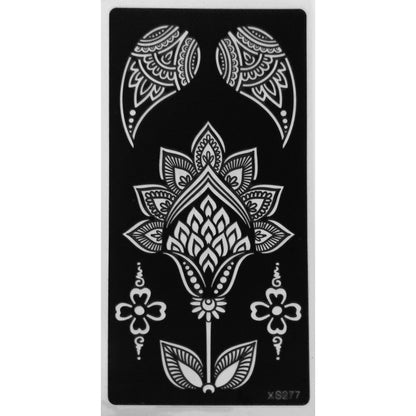 Style A-Stencils for Henna, Jagua, Glitter, Air Brush Temporary Tattoos | Mehndi Stencils