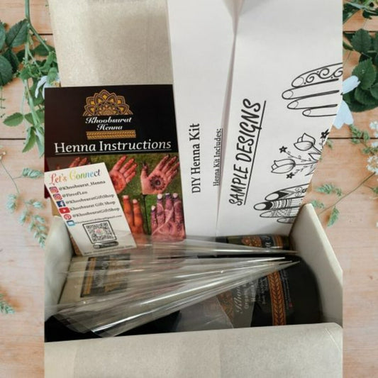 Basic DIY Henna Kit-Starter Kit-Makes up to 5 Cones