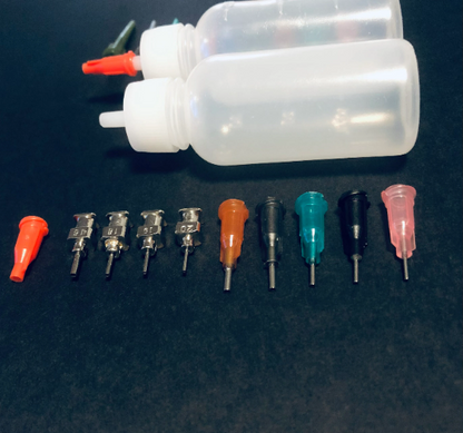 Applicator Bottles | Paint Bottles | Henna Bottle | Squeeze Glue Bottles | Craft Tools | 4 Pieces to Full Set (23 Pieces) | 30ml Bottle