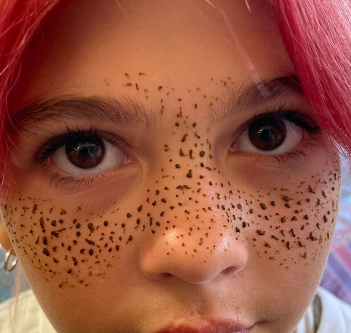 Henna Freckles Cone |Temporary Faux Henna Freckles | Organic Lavender Henna Cone | Henna Freckle Kit